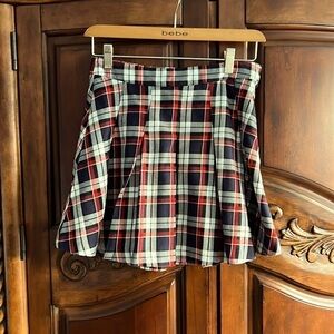 DIVIDED Plaid skirt- size 4